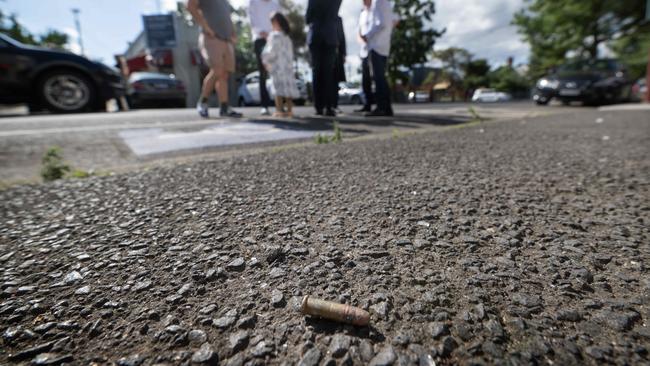 A 9mm bullet was located outside of the The Adass Israel Synagogue. Picture: Tony Gough