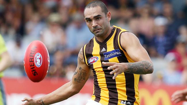 Shaun Burgoyne isn’t slowing down with the Hawks. Picture: Michael Klein