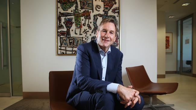 MA Group chairman Jeff Browne in the company’s offices in Sydney. Picture: Britta Campion / The Australian