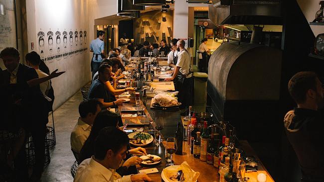 Burnt Ends restaurant in Chinatown, Singapore.