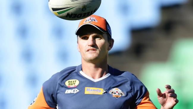 Ivan Cleary during Wests Tigers training at Concord Oval.
