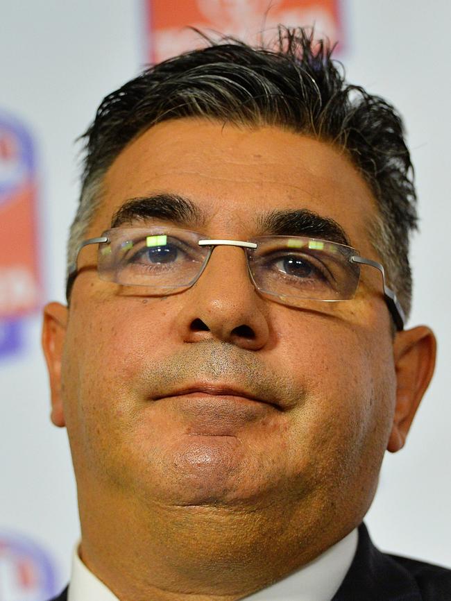 Former AFL CEO Andrew Demetriou.