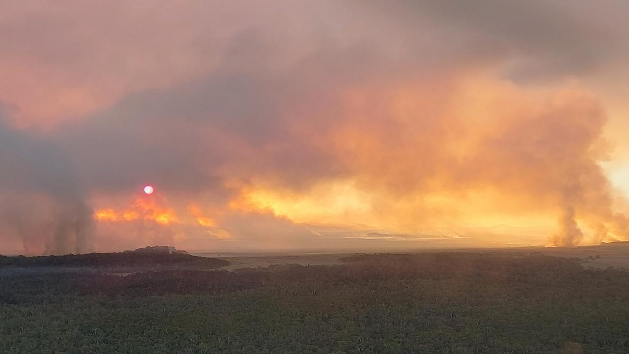 The investigation found the blaze was not a result of Queensland Parks and Wildlife Service (QPWS) planned burn activities. Picture: Contributed