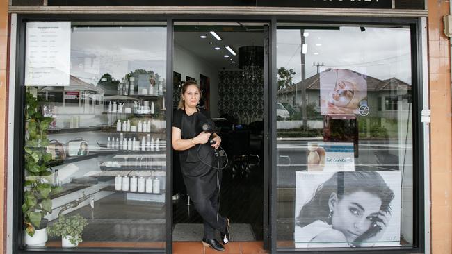 Zahra Sharifi has welcomed the government’s backflip on time restrictions for hairdressers. Picture: Tim Pascoe