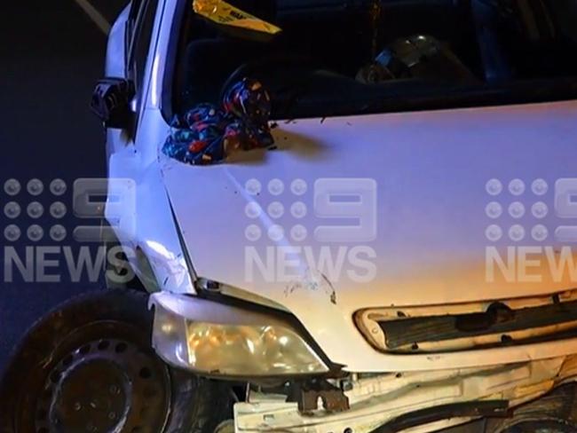 A 49-year-old woman has been charged with drink driving after a crash in Southport early on Tuesday morning. Picture: 9 News