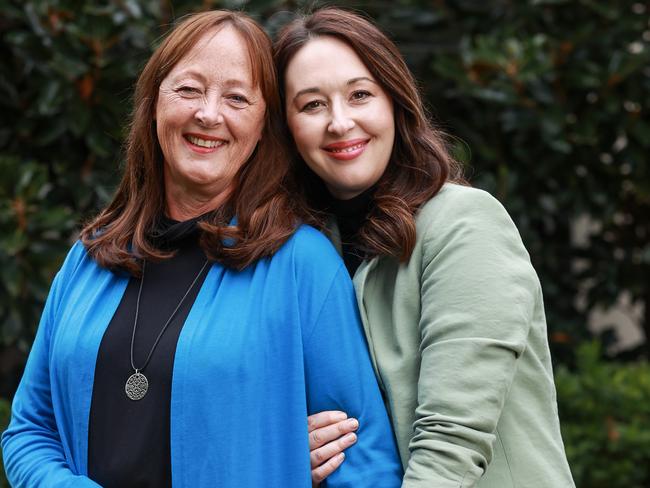 Julie-Anne Barter and her daughter Krystal Barter. Picture: Justin Lloyd