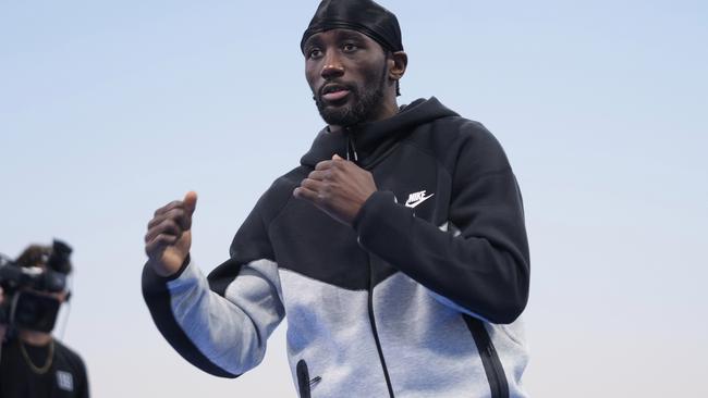 American boxer Terence Crawford is on the Gold Coast. “Australia has been on my to-do list for a while now and I’ve been told the Gold Coast is one of the best places one earth.” (AP Photo/Damian Dovarganes, File)