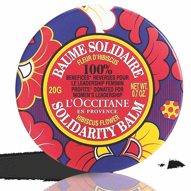 L'Occitane Shea Hibiscus Solidarity Balm.