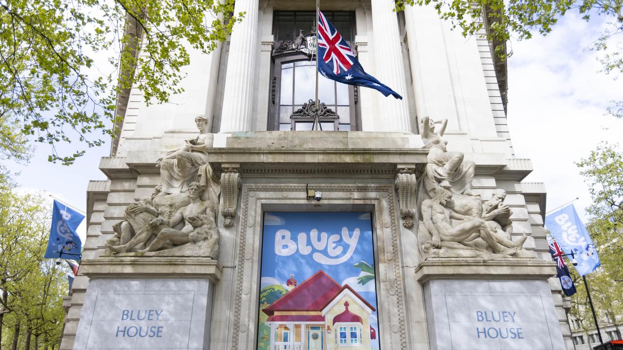 Australia House in London became “Bluey House.” Picture: BBC Studios