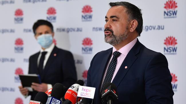 Deputy Premier John Barilaro said the regional lockdown extension was necessary. Picture: NCA NewsWire/Joel Carrett.