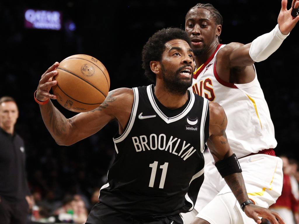 Kyrie Irving’s destination for 2022-23 shapes as the major talking point of the NBA off-season. Picture: Sarah Stier/Getty Images