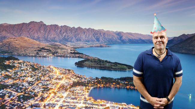 Philip Di Bella celebrated his birthday in New Zealand. Photo: Supplied
