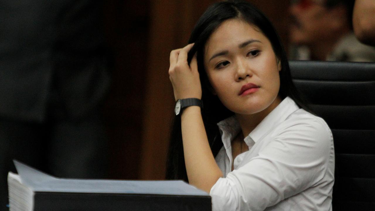 Jessica Wongso reacts during her trial at the Central Jakarta Court in 2016. Picture: Reuters/Iqro Rinaldi