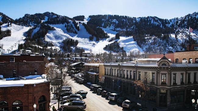 A finance expert and his entrepreneur partner were in a group of about 20 high-flyers from Melbourne who contracted the coronavirus while in Aspen, Colorado. Picture: AP