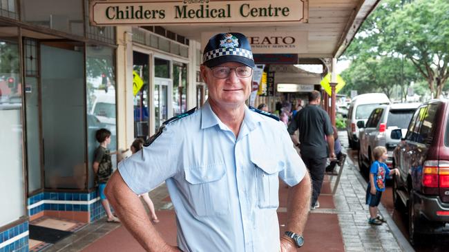 Sgt Geoff Fay was among those who responded to the fire. Photo Paul Beutel.