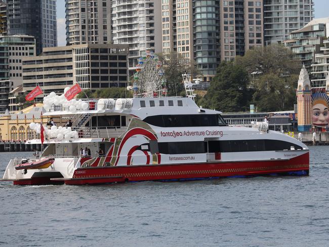 The VIP’s boarded the boat to celebrate.