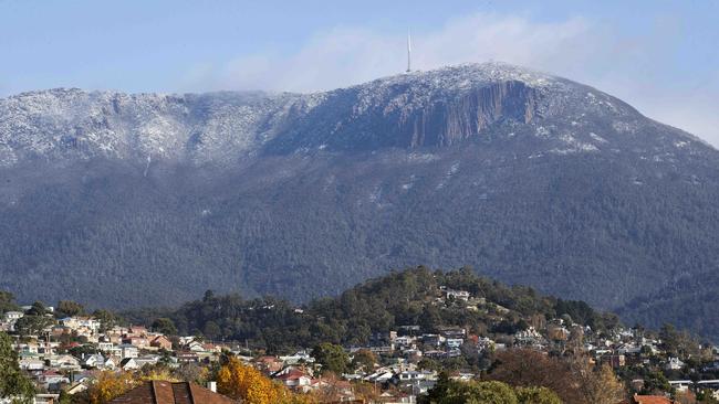 Mount Wellington/ Kunanyi, Hobart. Picture: Chris Kidd