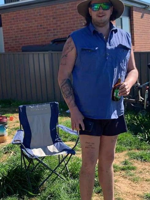 Bendigo man Shane Fitzpatrick, 20, was killed after he lost control of his ute going round a bend along Sandhurst St, Raywood on Saturday September 11, 2021. Picture: Facebook