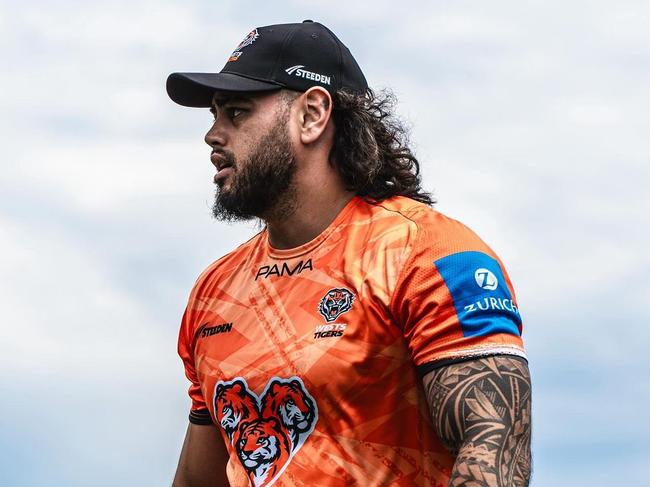 Royce Hunt has joined the Tigers from the Sharks. Picture: Tigers