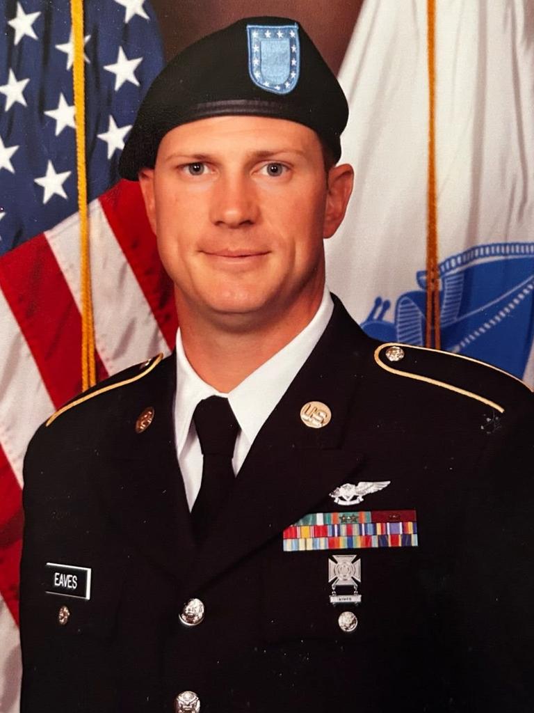 Mississippi man Andrew Eaves was among the military Black Hawk pilots who died. Picture: Supplied