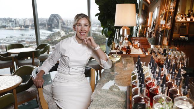 Clare Smyth at The Bar which has recently opened next to her restaurant Oncore by Clare Smyth. Picture: Richard Dobson