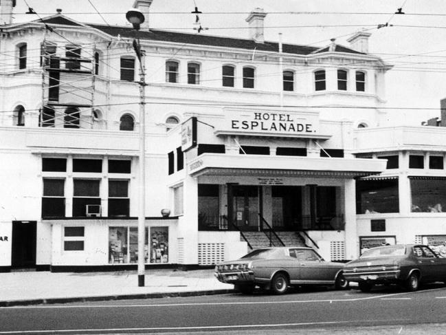 The Esplanade Hotel in 1984.