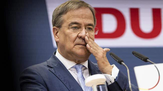 Armin Laschet is being blamed for the disastrous election results of the Christian Democrat Union. Picture: Getty Images.