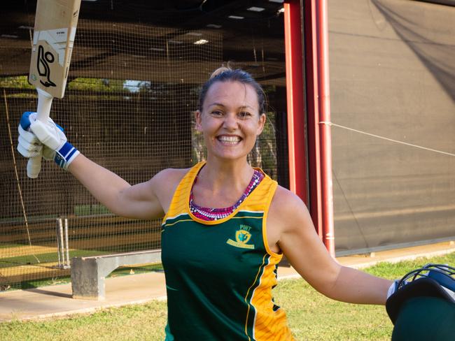 Hetherington says her new sporting hobby is likely to inspire her next stand-up routine. Picture: Amy Hetherington.