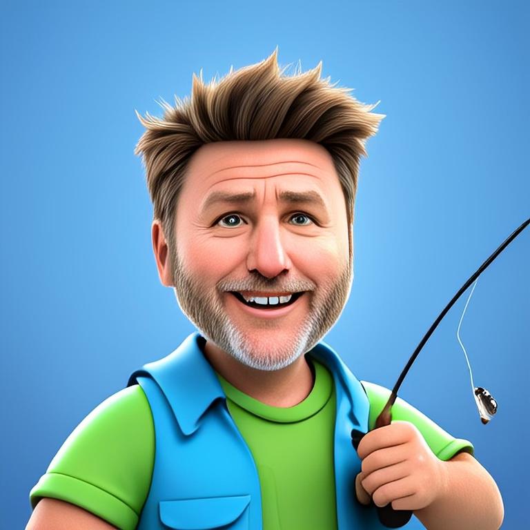 My boss has gone fishing, as created by Image Playground.