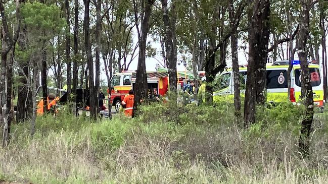 Mackay. Emergency crews were called to a serious crash at Valkyrie after a woman was trapped in her vehicle when it hit a tree.