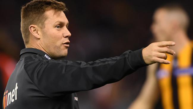 Four-time premiership player Sam Mitchell came back to Hawthorn as an assistant coach from West Coast Eagles in 2019.