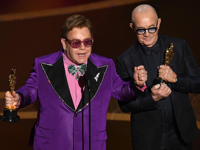 Elton John and Bernie Taupin. Picture: Getty Images