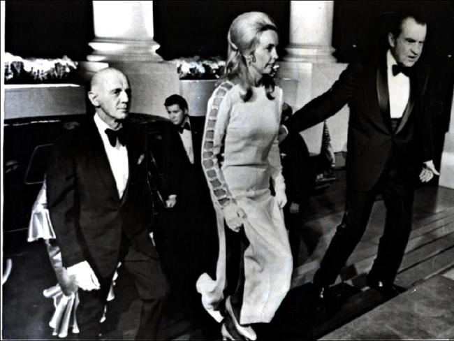 <h2>1971</h2>When Sonia McMahon and her husband, Prime Minister William McMahon arrived at the Nixon White House, their visit was unforgettable. One of the reasons for that was her dress, which was split to the armpits on both sides. <a href=