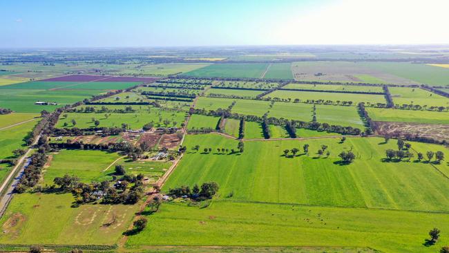 This 308ha irrigation property at Nanneella recently hit the market asking about $8 million.