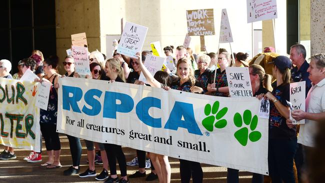 The community called on council to renegotiate with the RSPCA on the closure of its Townsville operations at Bohle in 2018.