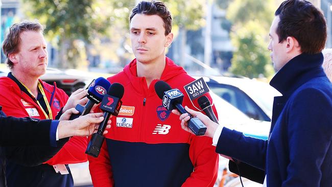 Jake Lever will miss the rest of the AFL season.