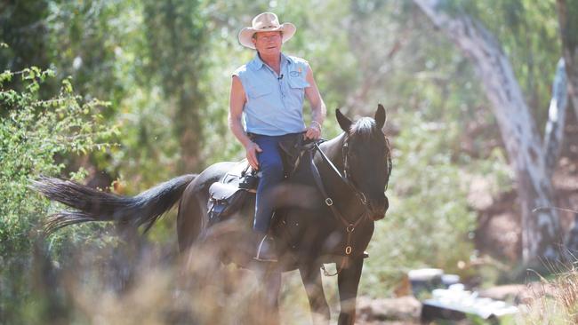 Andrew Forrest at his property, Minderoo, in the northwest of Western Australia. Picture: Rohan Kelly