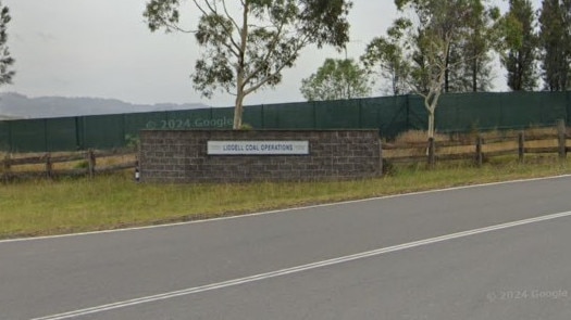 Entrance to Liddell Coal Mine site at Ravensworth. Google Maps