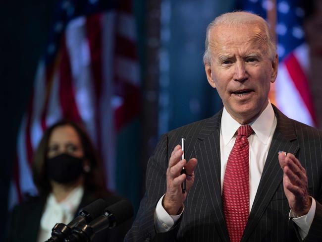 Joe Biden has named more members of his senior staff. Picture: AFP