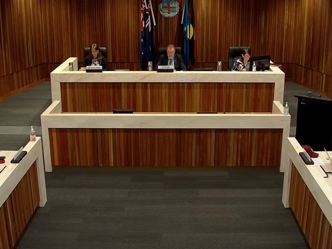 Councillor Paul Tully, in his role as Finance and Governance Committee Chairperson, chaired the special Budget meeting, while the Mayor is away after testing positive for Covid. Picture: Ipswich City Council.