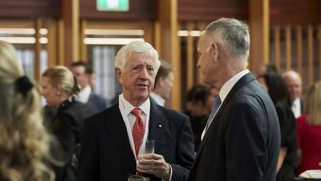 The Weekly Times Coles Farmer of the Year Awards 10-year anniversary at the National Portrait Gallery in Canberra. (From left) Coles chairman James Graham and News Corp executive chairman Michael Miller.