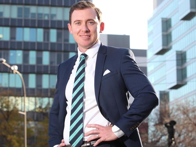 Daniel Gannon (SA Executive Director, Property Council Australia) at Victoria Square, Adelaide. 21/06/17  Picture: Stephen Laffer