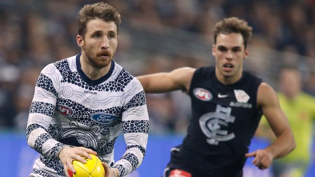 The Cats hosted Carlton in a horro spectacle at GMHBA Stadium last year. Pic: Getty Images