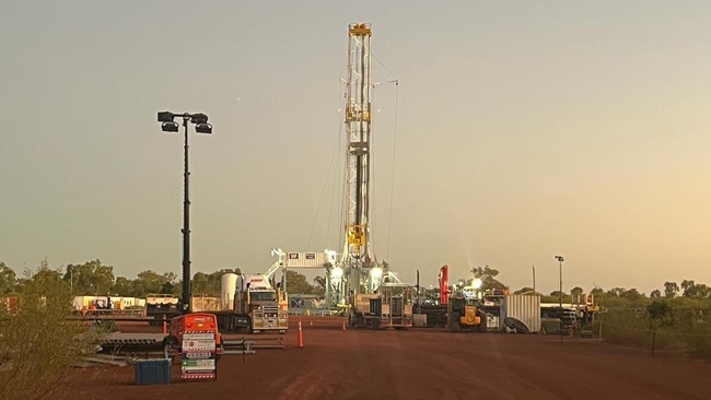 Tamboran Helmerich & Payne rig at the Shenandoah South field near Daly Waters