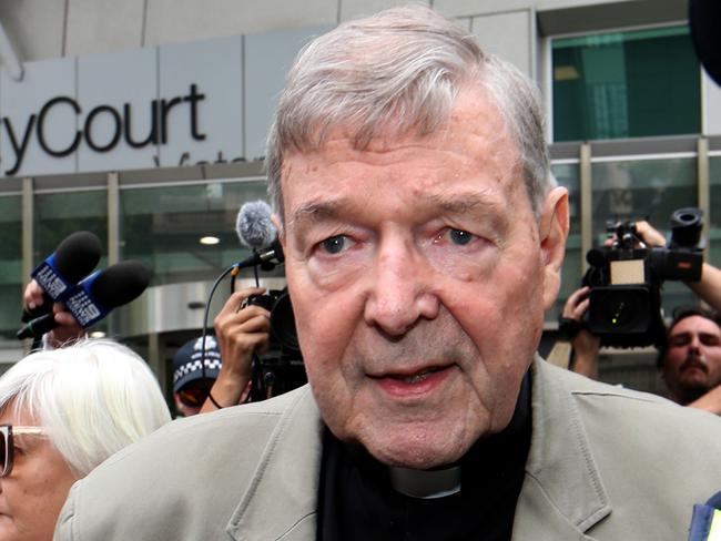 26/02/2019 Cardinal George Pell leaves Victorian County Court.Picture : David Geraghty / The Australian.