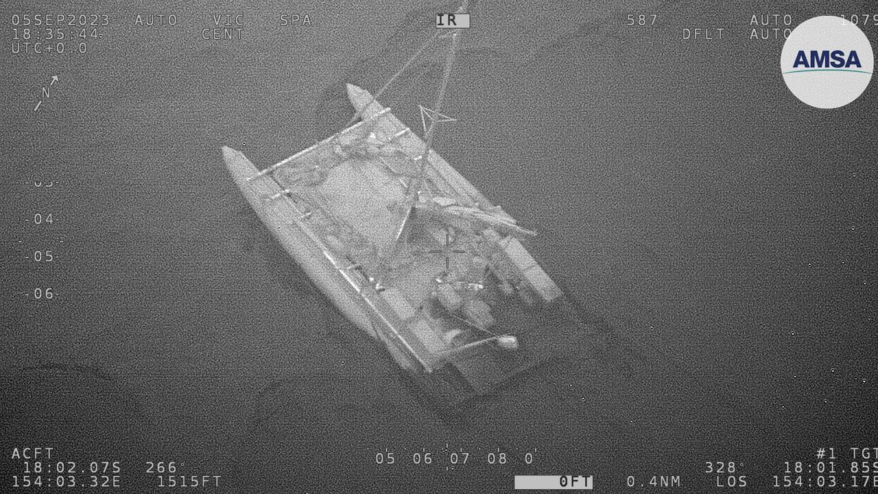 Three people required rescuing. Picture: AMSA