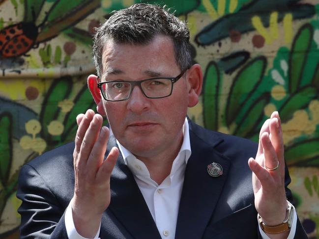 MELBOURNE, AUSTRALIA - NewsWire Photos, OCTOBER 11, 2022. The Premier, Daniel Andrews makes an announcement at the Clifton St Childcare centre at Northcote. Picture: NCA NewsWire / David Crosling