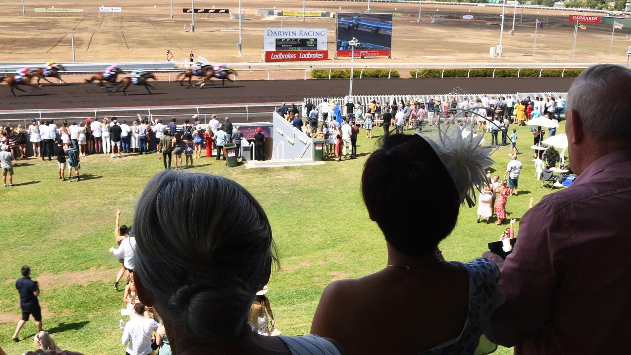 2020 Great Northern Darwin Cup Carnival view from the new grand stand. Picture: Katrina Bridgeford.