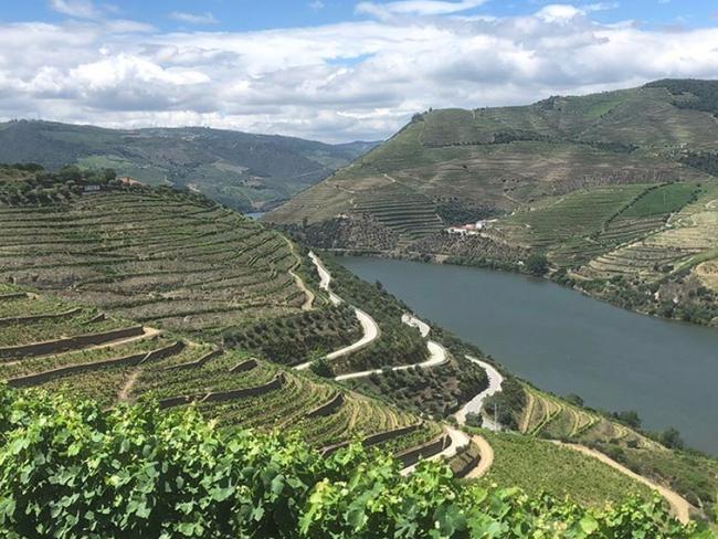 Nice for some. Medibank CEO Craig Drummond posted this image of Portugal’s Douro Valley, which he captioned ‘A little bit of Lisbon charm’. Picture: @craig.drummond20/Instagram