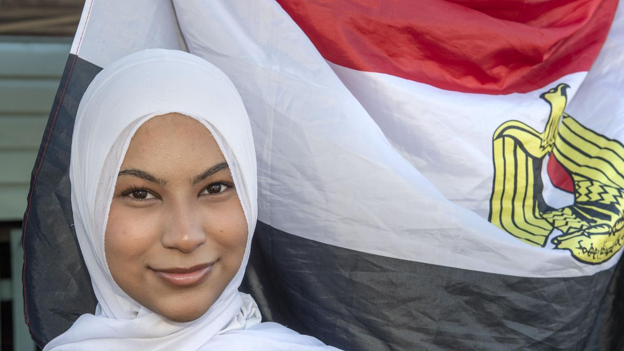 Gana Salem at the Egyptian food stall. 9th Annual Toowoomba International food festival and Mosque open day. Saturday, June 25, 2022. Picture: Nev Madsen.